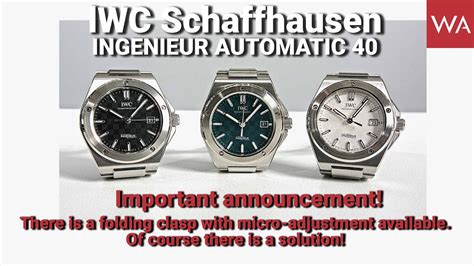 iwc ingenieur micro adjustment